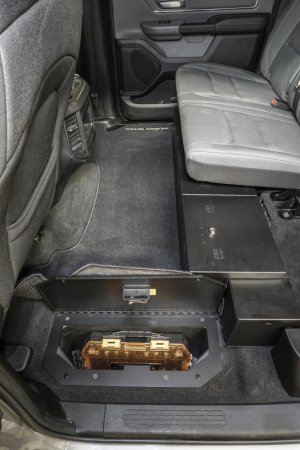 Ram 1500 In-Floor Locking Cargo Lid - Tuffy Products - Black - `19-`24